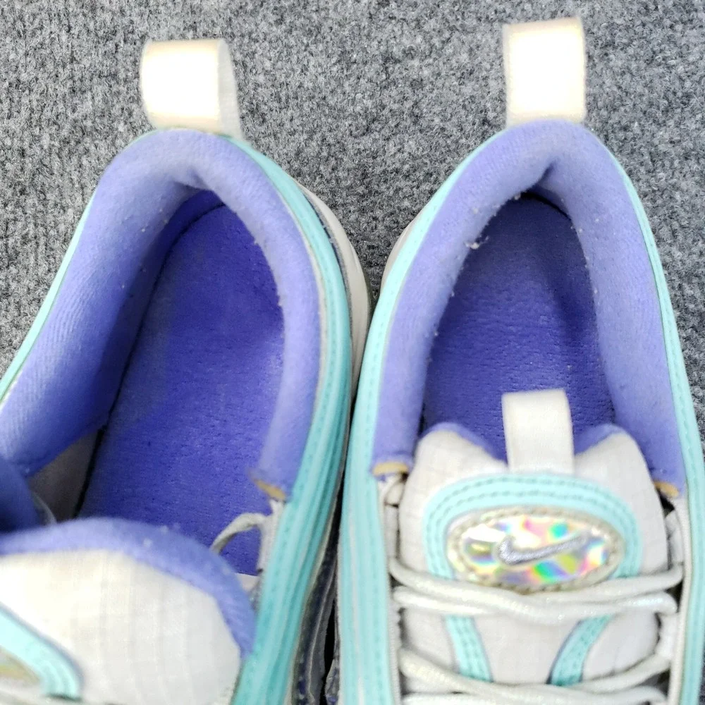 Nike Air Max 97 GS Shoes Youth Kids Size 6Y White‎ Blue Spruce Aura CT1965-400